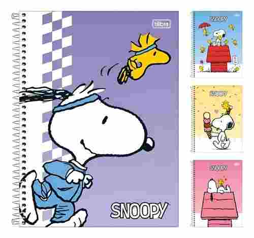CADERNO 1X1 SNOOPY C.D.